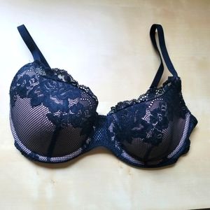 Adore Me | Black Lace Contour Bra